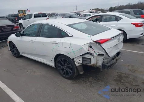 2019 Honda Civic Sport z USA, uszkodzony, nr VIN 2HGFC2E87KH538450